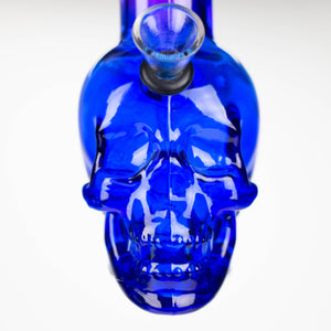 6" Mini Skull glass water bong