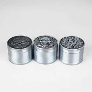 2" Metal Grinder 4 Layers with Skull Design