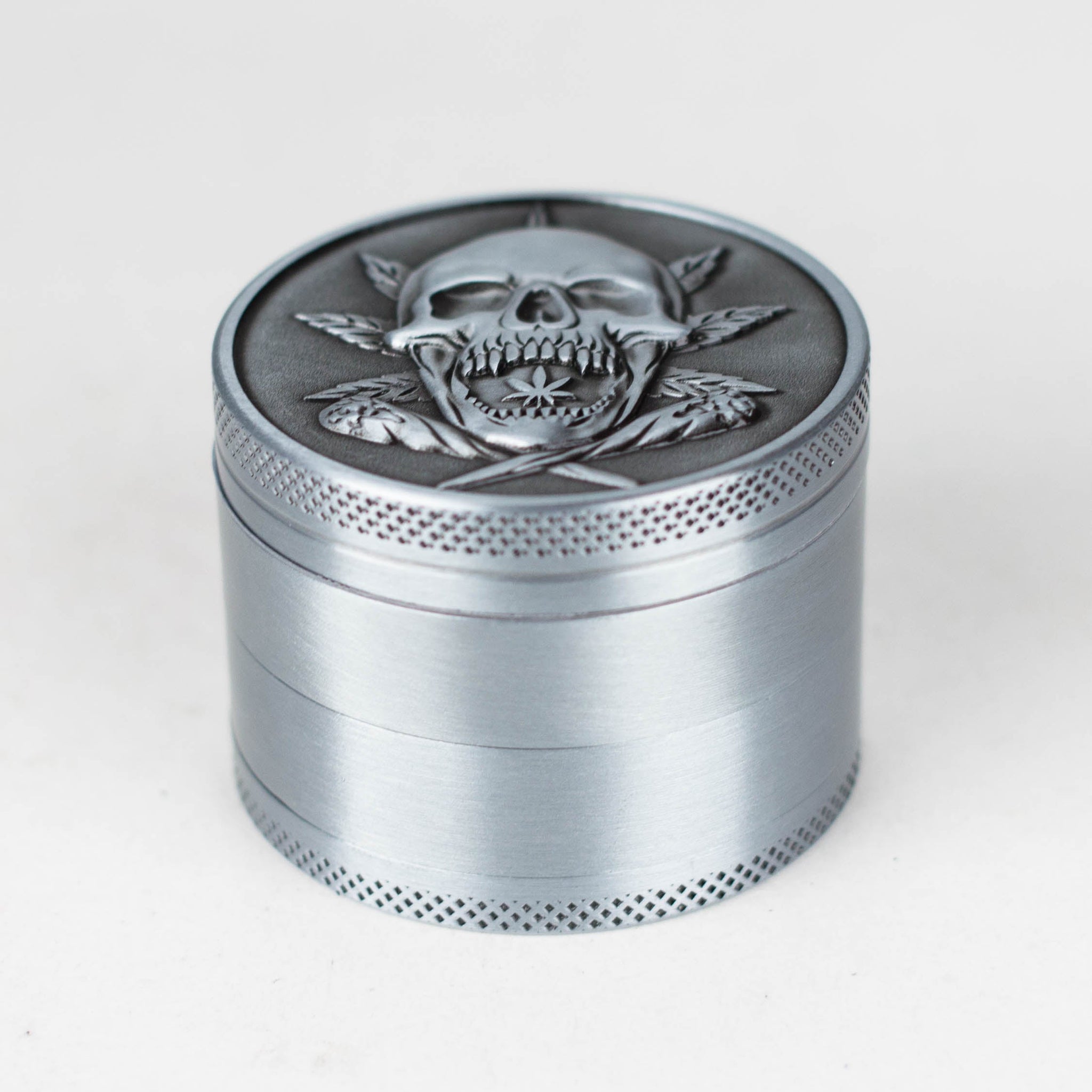 2" Metal Grinder 4 Layers with Skull Design