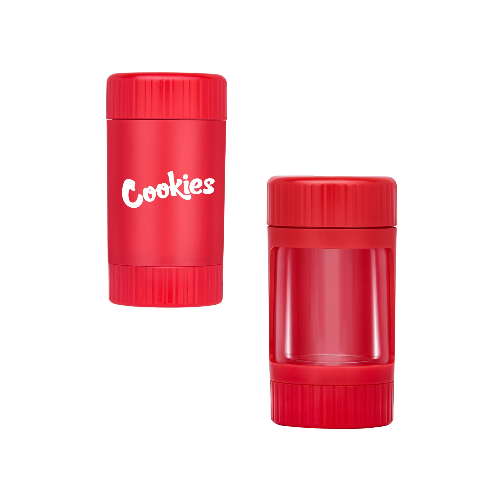 4-in-1 Magnify Led Jar with a grinder and one hitter