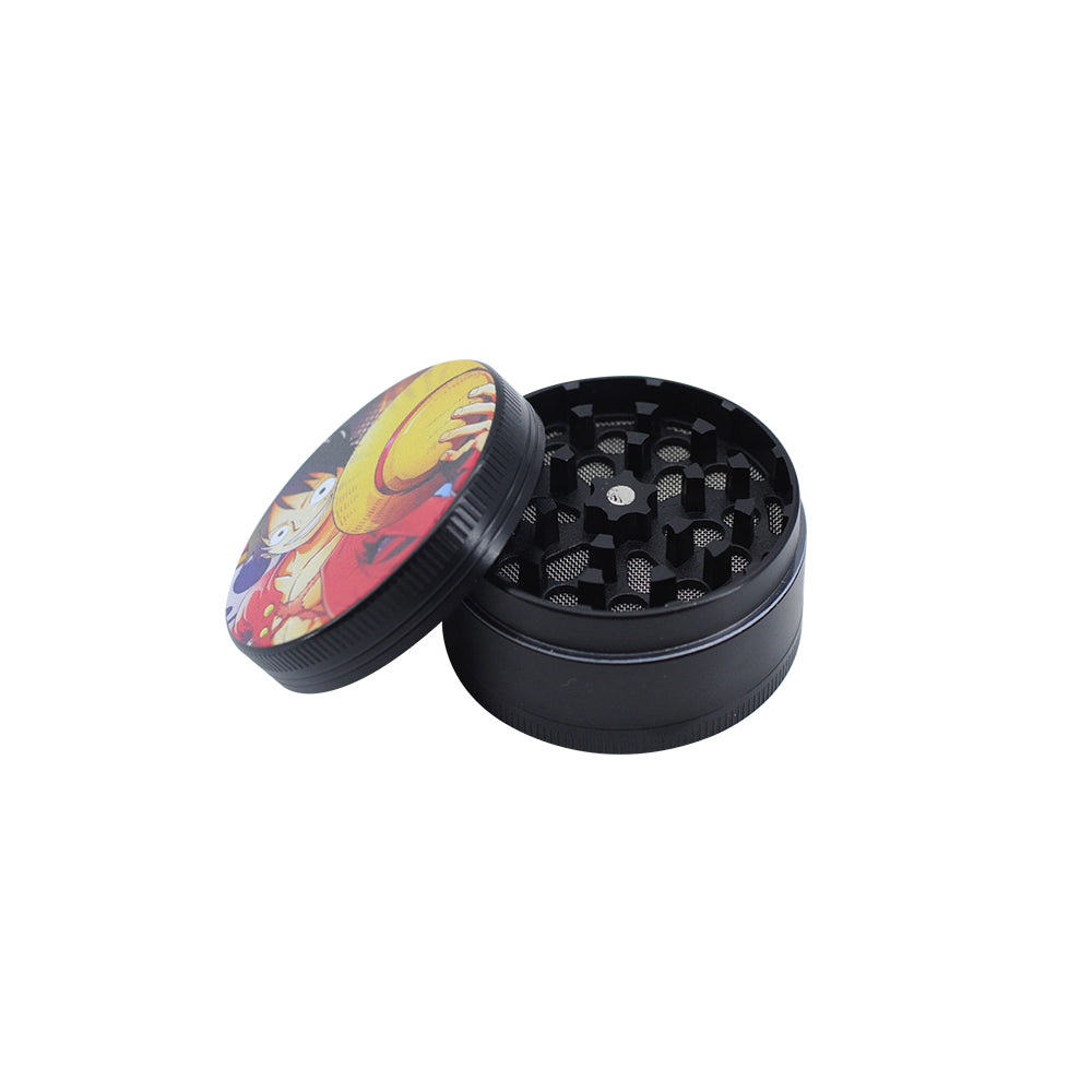 2" Metal Grinder with Comic Design 3 Layers